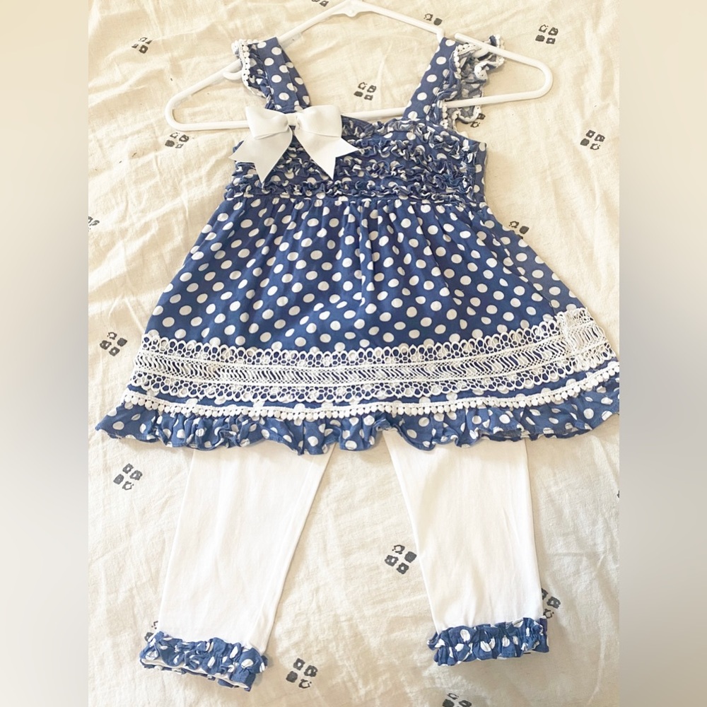 Cute Rare Editions top and leggings set.  Worn once.